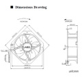 DC 24V Big Air Flow Fan